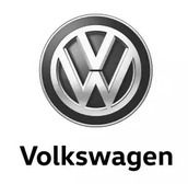 Volkswagen Logo Schwarz weiß